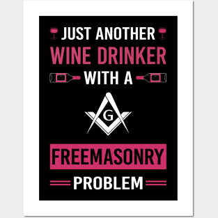 Wine Drinker Freemasonry Freemason Masonry Posters and Art